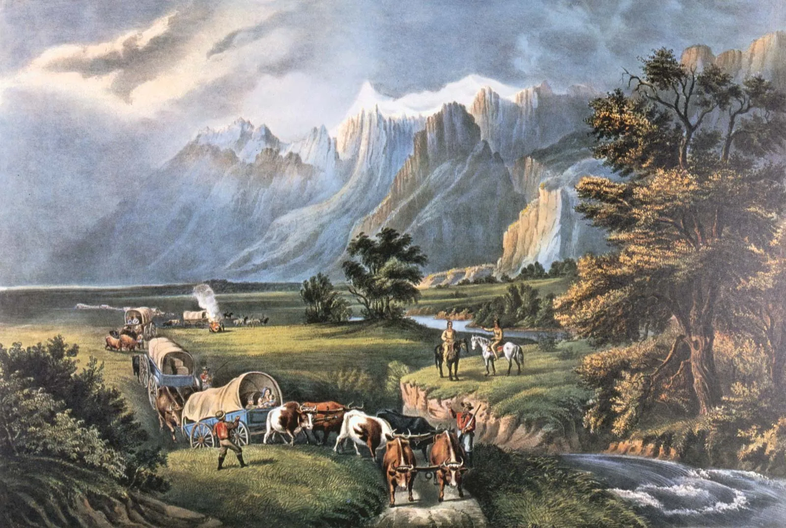Rocky-Mountains-Emigrants-Crossing-the-Plains-lithograph