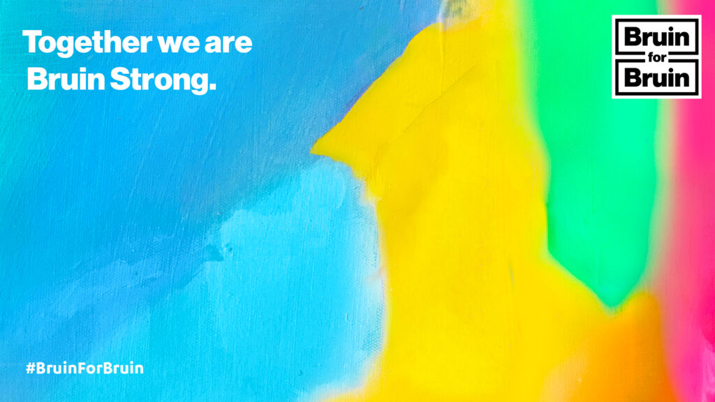 zoom background UCLA Bruin Strong