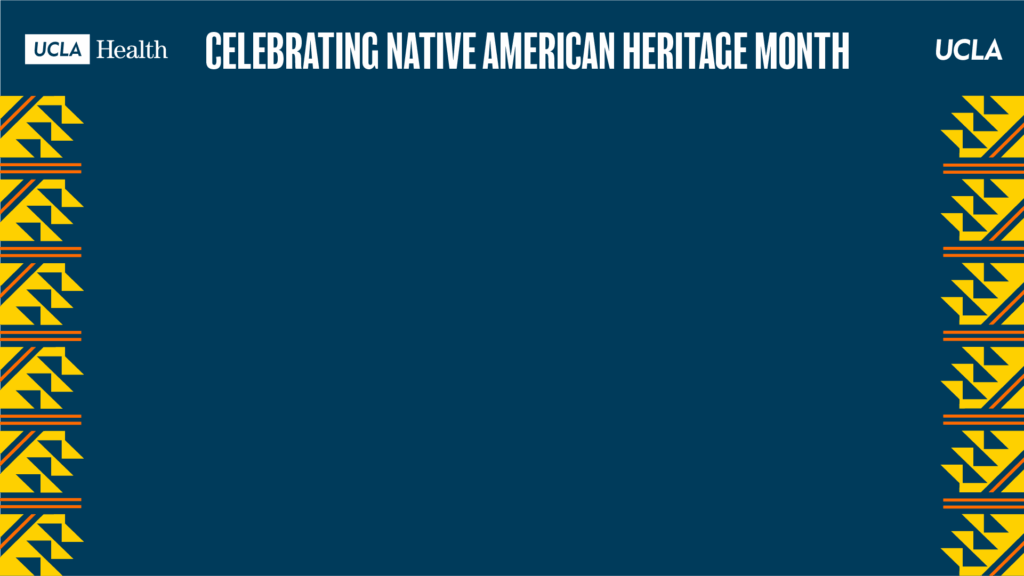 zoom background UCLA Native American Heritage month
