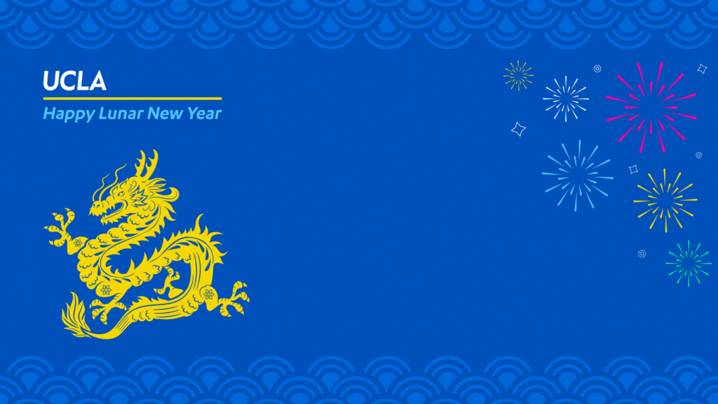 zoom background UCLA new year dragon