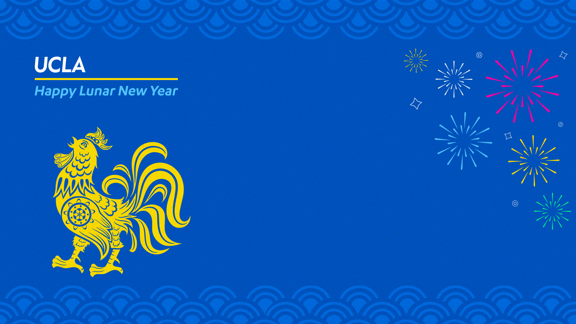 zoom background UCLA new year rooster