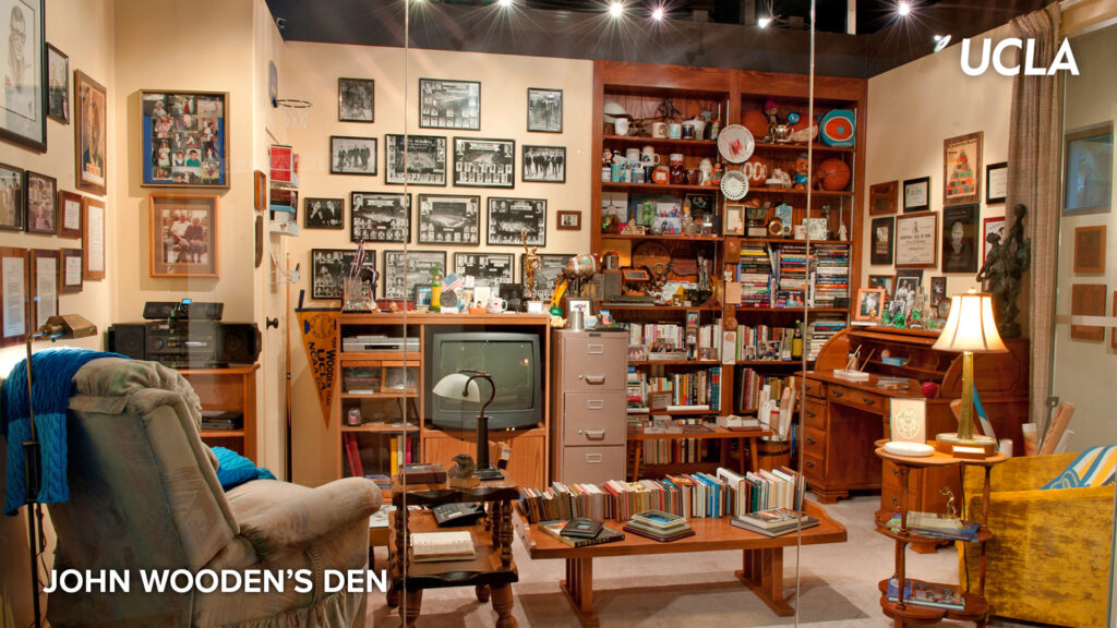 zoom background UCLA Wooden Den