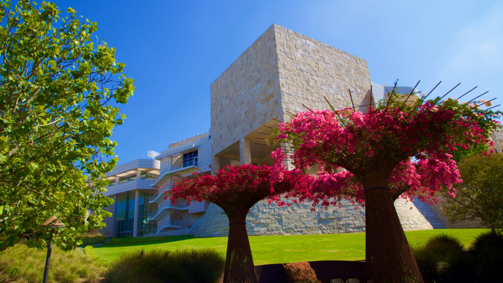 zoom background Getty Center