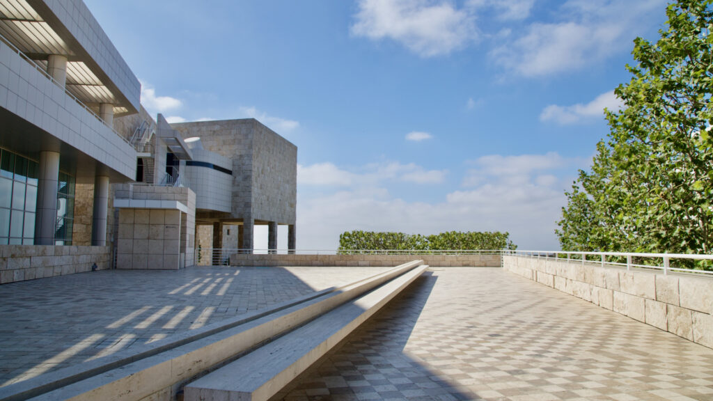 zoom background Getty Center