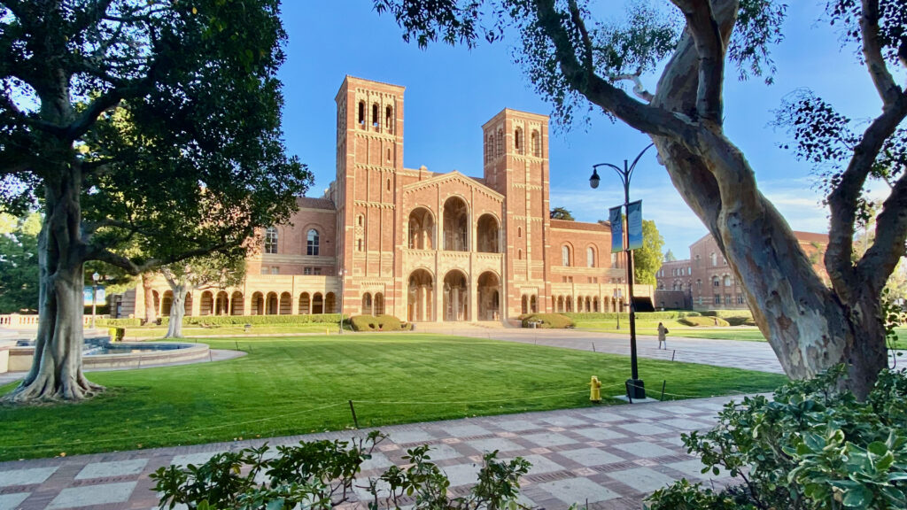 zoom background UCLA Royce Hall
